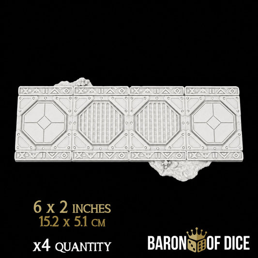 Stonevault Template Set | 11e Terrain Template Set | Shipping Excluded