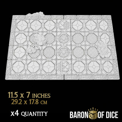Stonevault Template Set | 11e Terrain Template Set | Shipping Excluded