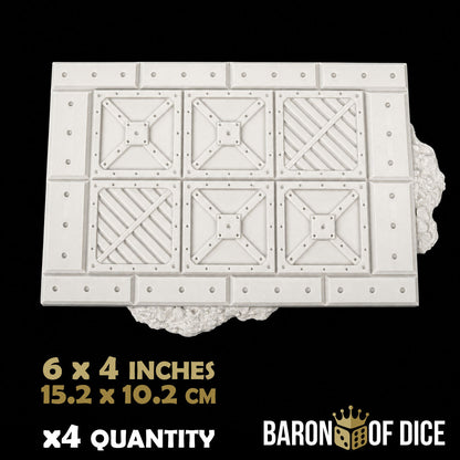 Iron Sector Template Set | 11e Terrain Template Set | Shipping Excluded