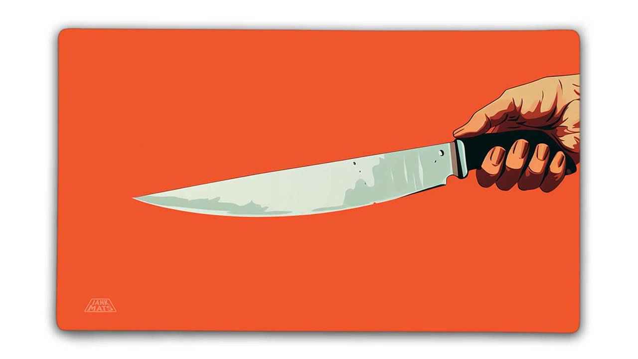 Thats a Knife TCG Playmat or XL Desktop