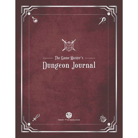 The Game Master's Dungeon Journal (Garnet Red)