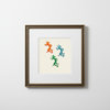 Three Dancing Dragons Fine Art Print Medieval Folklore Decor