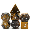 Tiger's Eye Gemstone Dice Set