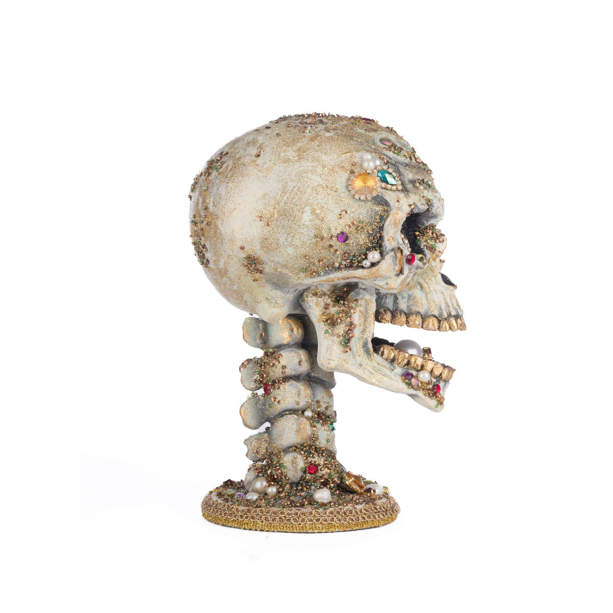 Treacherous Treasure Tall Skull Tabletop | Halloween Decor | Katherine's Collection
