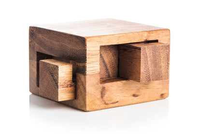 Tricky Drawer - 4 Piece Burr Puzzle In a Box