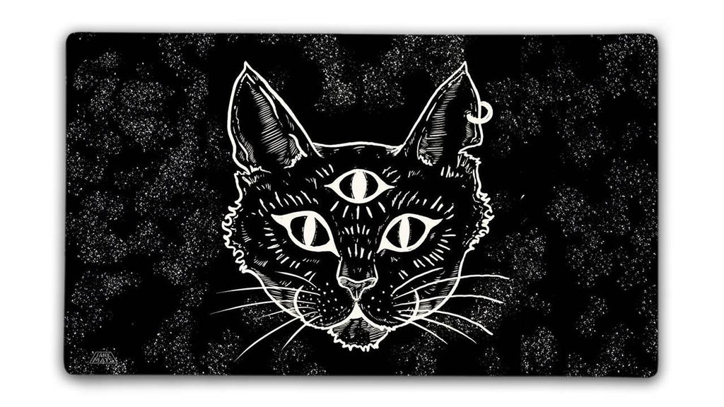 Trippy Cat Gaming Mat