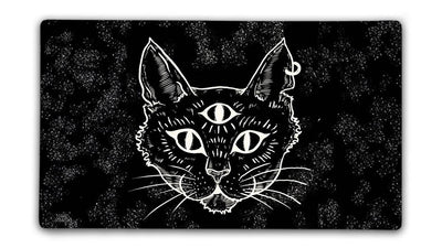 Trippy Cat Gaming Mat