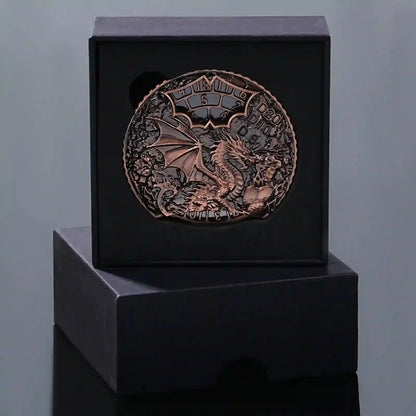 Unique dice spinner DND Death theme metal dice