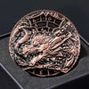 Unique dice spinner DND Death theme metal dice