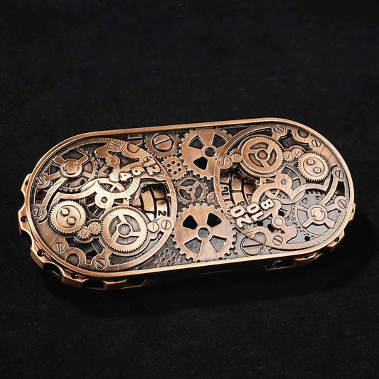 Unique DnD Dice Spinner - Steampunk Metal Gear Dice