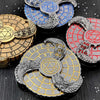 Unique DND Roulette Dice Spinner: 7 in 1 Metal Dragon Fidget Spinner Dice