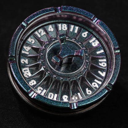 Unique Metal DND Dice Spinner - Spinning Steel Ball D20 Roulette Dice