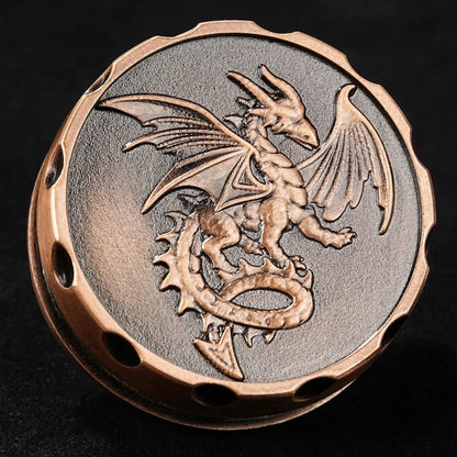 Unique Metal DND Dice Spinner - Spinning Steel Ball D20 Roulette Dice