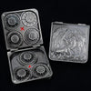 Unique Metal Foldable Dice Box with Magnets 7 in 1 Roulette DND Dice Spinner
