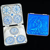 Unique Metal Foldable Dice Box with Magnets 7 in 1 Roulette DND Dice Spinner