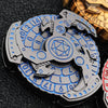 Unique Spinning Dice: 7 in 1 Spinning Gear Mechanical Knife Fidget Spinner Roulette Dice