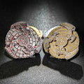 Unique Spinning Dice: 7 in 1 Spinning Gear Mechanical Knife Fidget Spinner Roulette Dice