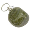 Vesuvianite Tumbled Pendant with Silver Bail (4 Pieces) 1 Inch