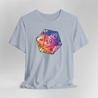 Watercolor Clouds D20 Dice Shirt