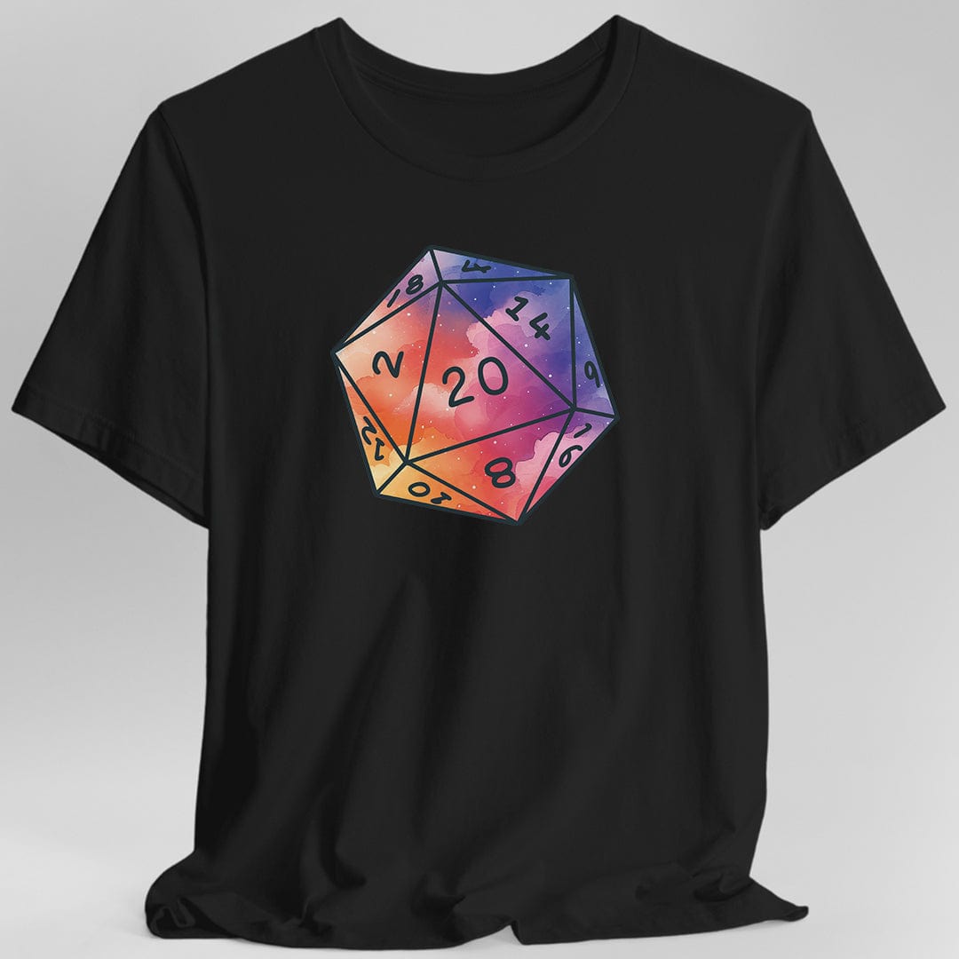 Watercolor Clouds D20 Dice Shirt