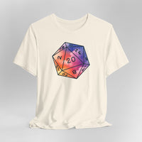 Watercolor Clouds D20 Dice Shirt
