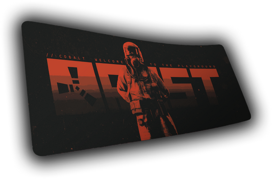 "Welcome to Rust" — Rust Deskmat