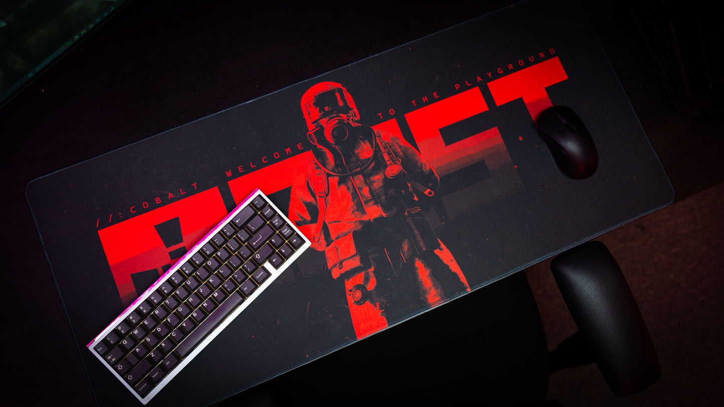 "Welcome to Rust" — Rust Deskmat