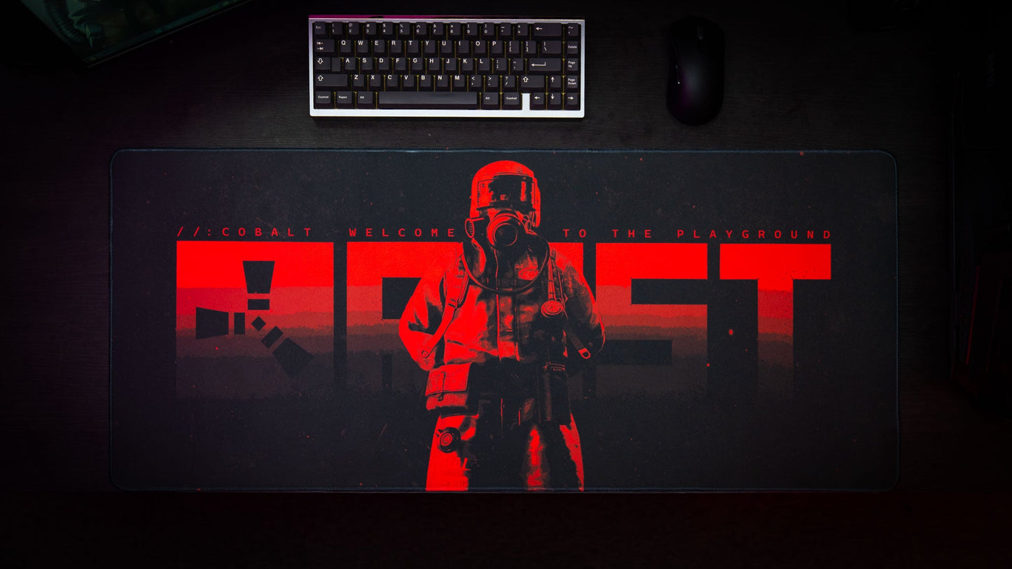 "Welcome to Rust" — Rust Deskmat