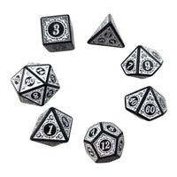 White and Black Decorative Dice Set