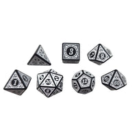 White and Black Decorative Dice Set