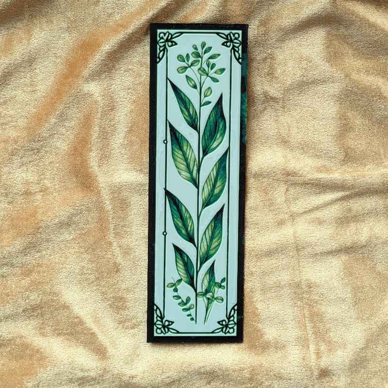 Wild Herb Botanical Bookmark 2x6 Art Nouveau