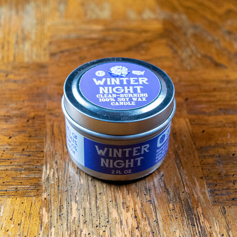 Winter Night Gaming Candle