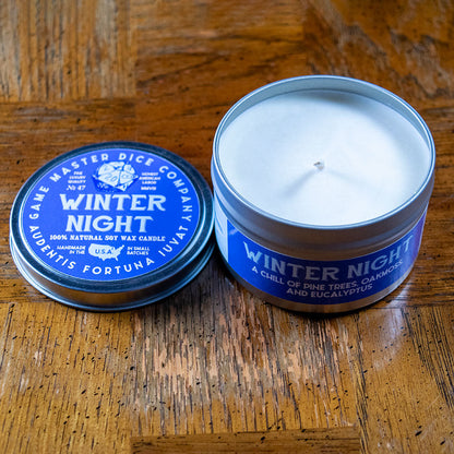 Winter Night Gaming Candle