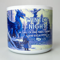 Winter Night Gaming Candle