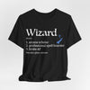 Wizard Class Definition T-Shirt – Funny DnD Definition Tee