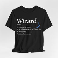 Wizard Class Definition T-Shirt – Funny DnD Definition Tee