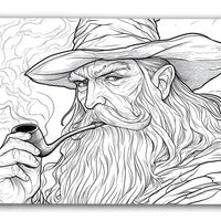 Wizard | Color Your Own Playmat Set