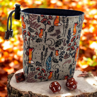 Woodland Fox dice bag