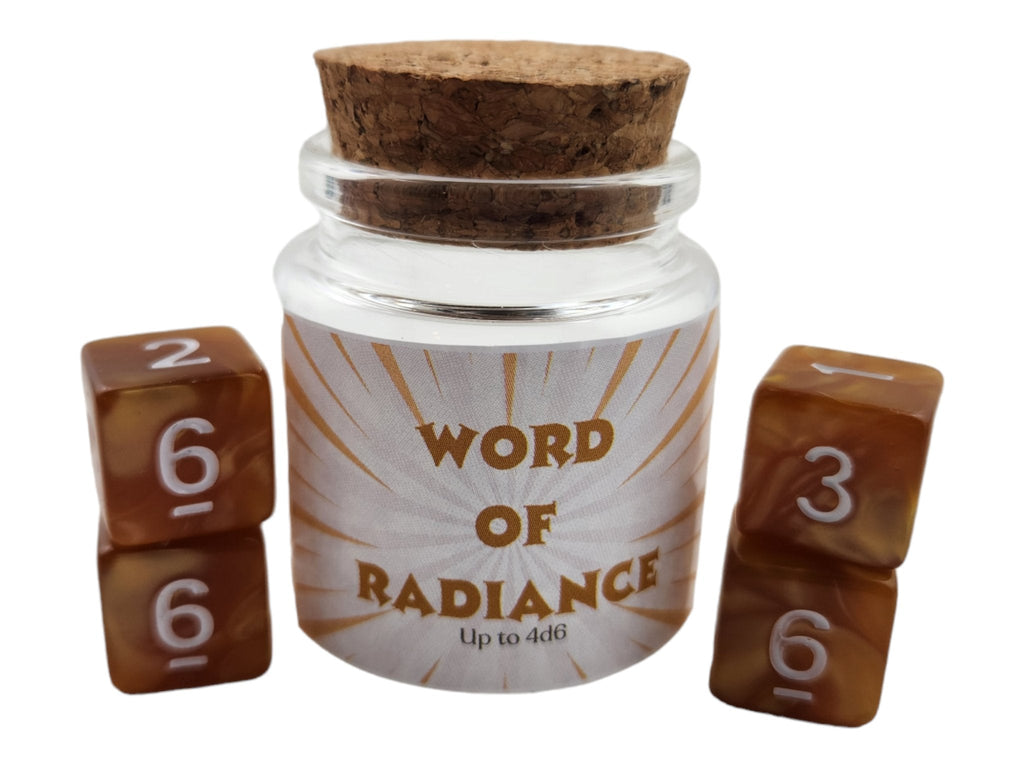 Word of Radiance dice set