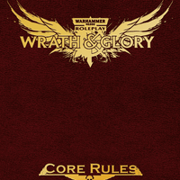 Wrath & Glory Core Rules Leatherette Red