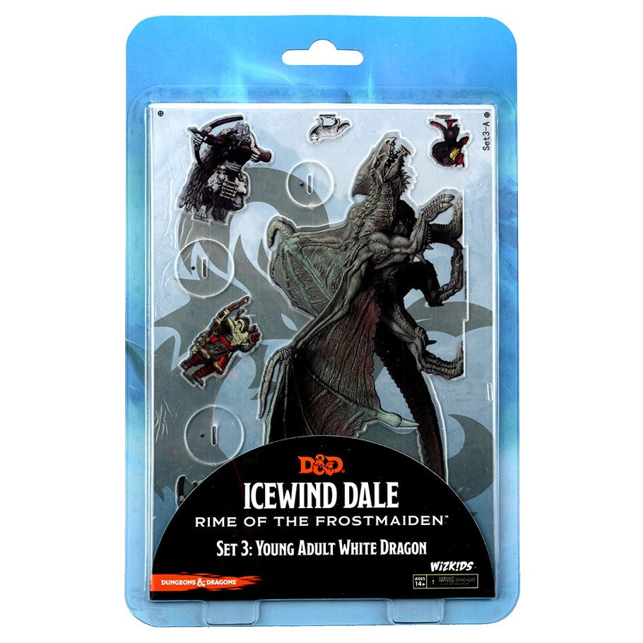 D&D: Idols of the Realms - Icewind Dale: Rime of the Frostmaiden - 2D Young Adult White Dragon