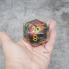 Xanathar's Eye | Giant D20 Moving Eye DnD Dice | Acrylic RPG Gaming Dice