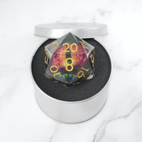 Xanathar's Eye | Giant D20 Moving Eye DnD Dice | Acrylic RPG Gaming Dice