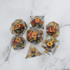 Xanathar's Eye |  7 Piece Moving Eye DnD Dice Set | Acrylic RPG Gaming Dice