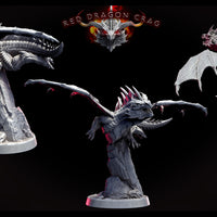 Young (Wyrmling) Red Dragon Miniatures