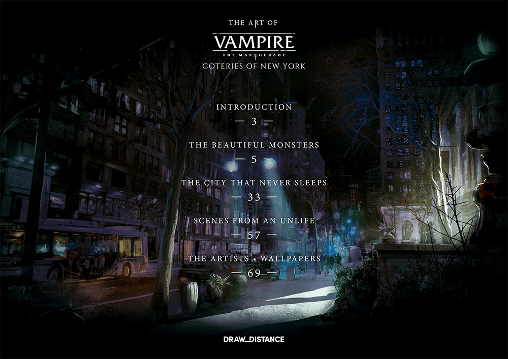 Vampire: The Masquerade - Coteries of New York Artbook