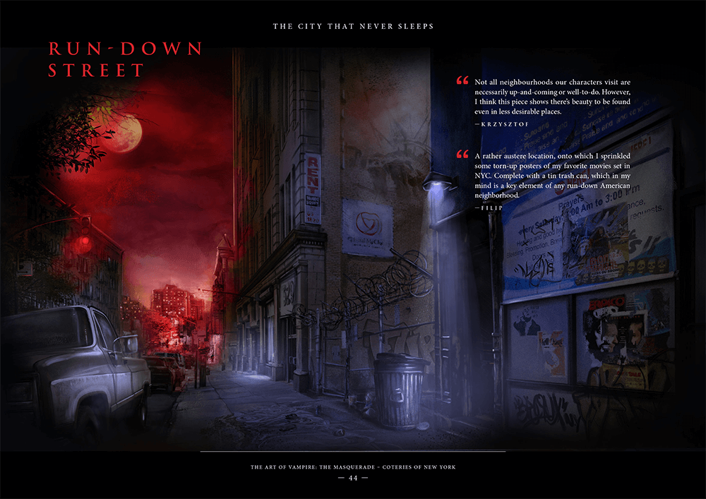 Vampire: The Masquerade - Coteries of New York Artbook