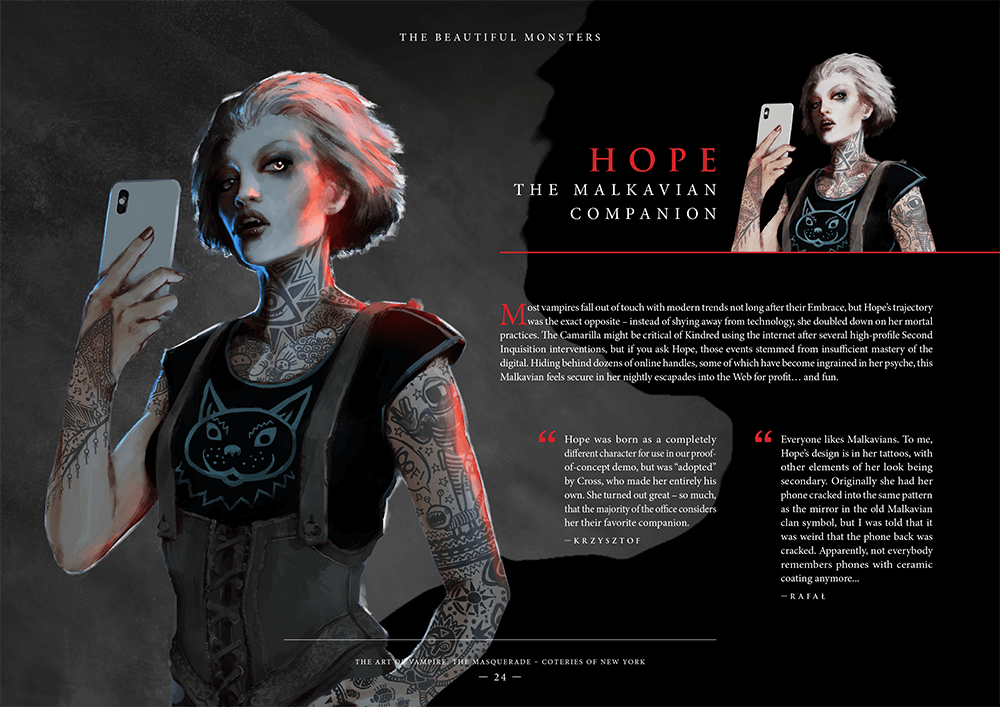 Vampire: The Masquerade - Coteries of New York Artbook