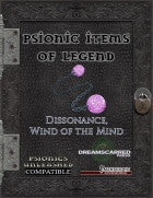 Psionic Items of Legend: Dissonance, Wind of the Mind