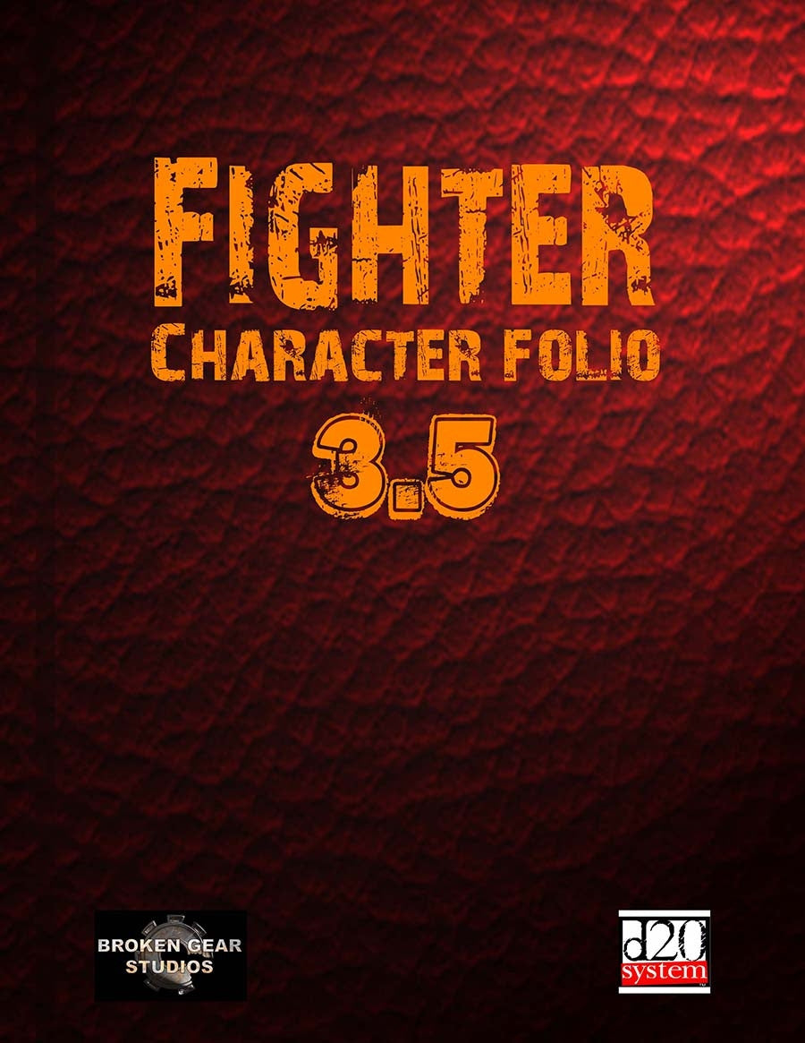 Fighter 3.5 Character folio